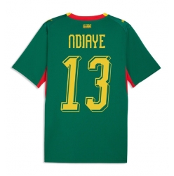Strój piłkarski Senegal Iliman Ndiaye #13 Koszulka Wyjazdowej MŚ 2026 Krótki Rękaw