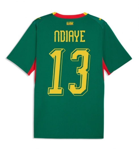 Strój piłkarski Senegal Iliman Ndiaye #13 Koszulka Wyjazdowej MŚ 2026 Krótki Rękaw Strój piłkarski Senegal Iliman Ndiaye #13 Koszulka Wyjazdowej MŚ 2026 Krótki Rękaw