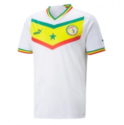 Strój piłkarski Senegal Koszulka Podstawowej MŚ 2022 Krótki Rękaw