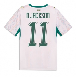Strój piłkarski Senegal Nicolas Jackson #11 Koszulka Podstawowej MŚ 2026 Krótki Rękaw