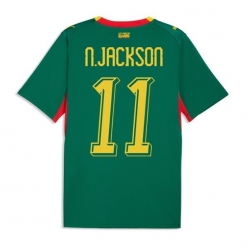 Strój piłkarski Senegal Nicolas Jackson #11 Koszulka Wyjazdowej MŚ 2026 Krótki Rękaw