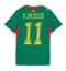 Strój piłkarski Senegal Nicolas Jackson #11 Koszulka Wyjazdowej damskie MŚ 2026 Krótki Rękaw Strój piłkarski Senegal Nicolas Jackson #11 Koszulka Wyjazdowej damskie MŚ 2026 Krótki Rękaw