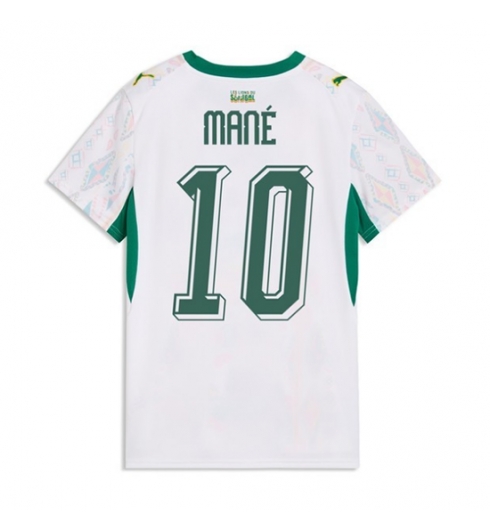 Strój piłkarski Senegal Sadio Mane #10 Koszulka Podstawowej damskie MŚ 2026 Krótki Rękaw Strój piłkarski Senegal Sadio Mane #10 Koszulka Podstawowej damskie MŚ 2026 Krótki Rękaw