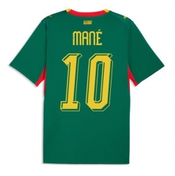 Strój piłkarski Senegal Sadio Mane #10 Koszulka Wyjazdowej MŚ 2026 Krótki Rękaw