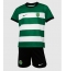 Strój piłkarski Sporting CP Koszulka Podstawowej dziecięce 2023-24 Krótki Rękaw (+ Krótkie spodenki)