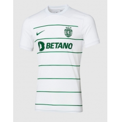 Strój piłkarski Sporting CP Koszulka Wyjazdowej 2023-24 Krótki Rękaw