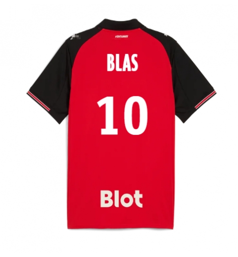 Strój piłkarski Stade Rennais Ludovic Blas #10 Koszulka Podstawowej 2025-26 Krótki Rękaw Strój piłkarski Stade Rennais Ludovic Blas #10 Koszulka Podstawowej 2025-26 Krótki Rękaw