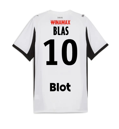 Strój piłkarski Stade Rennais Ludovic Blas #10 Koszulka Wyjazdowej 2025-26 Krótki Rękaw Strój piłkarski Stade Rennais Ludovic Blas #10 Koszulka Wyjazdowej 2025-26 Krótki Rękaw