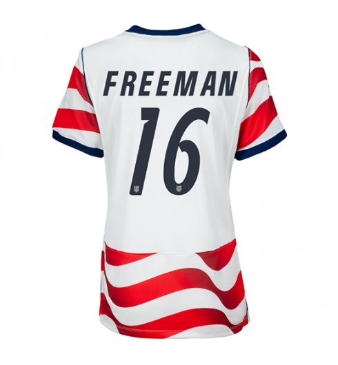 Strój piłkarski Stany Zjednoczone Alex Freeman #16 Koszulka Podstawowej damskie MŚ 2026 Krótki Rękaw Strój piłkarski Stany Zjednoczone Alex Freeman #16 Koszulka Podstawowej damskie MŚ 2026 Krótki Rękaw