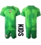 Strój piłkarski Stany Zjednoczone Bramkarskie Koszulka Wyjazdowej dziecięce MŚ 2022 Krótki Rękaw (+ Krótkie spodenki)
