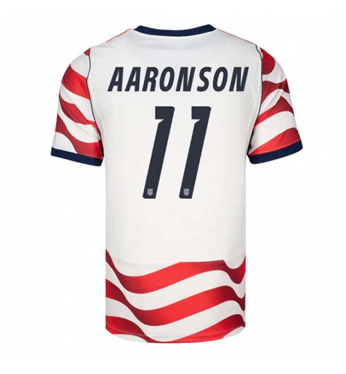 Strój piłkarski Stany Zjednoczone Brenden Aaronson #11 Koszulka Podstawowej MŚ 2026 Krótki Rękaw Strój piłkarski Stany Zjednoczone Brenden Aaronson #11 Koszulka Podstawowej MŚ 2026 Krótki Rękaw