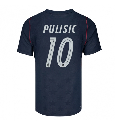 Strój piłkarski Stany Zjednoczone Christian Pulisic #10 Koszulka Wyjazdowej MŚ 2026 Krótki Rękaw Strój piłkarski Stany Zjednoczone Christian Pulisic #10 Koszulka Wyjazdowej MŚ 2026 Krótki Rękaw