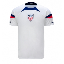 Strój piłkarski Stany Zjednoczone Koszulka Podstawowej MŚ 2022 Krótki Rękaw