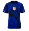 Strój piłkarski Stany Zjednoczone Koszulka Wyjazdowej damskie MŚ 2022 Krótki Rękaw