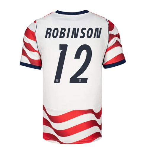 Strój piłkarski Stany Zjednoczone Miles Robinson #12 Koszulka Podstawowej MŚ 2026 Krótki Rękaw Strój piłkarski Stany Zjednoczone Miles Robinson #12 Koszulka Podstawowej MŚ 2026 Krótki Rękaw
