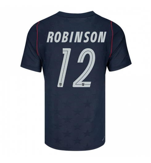Strój piłkarski Stany Zjednoczone Miles Robinson #12 Koszulka Wyjazdowej MŚ 2026 Krótki Rękaw Strój piłkarski Stany Zjednoczone Miles Robinson #12 Koszulka Wyjazdowej MŚ 2026 Krótki Rękaw
