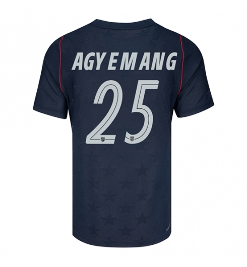 Strój piłkarski Stany Zjednoczone Patrick Agyemang #25 Koszulka Wyjazdowej MŚ 2026 Krótki Rękaw Strój piłkarski Stany Zjednoczone Patrick Agyemang #25 Koszulka Wyjazdowej MŚ 2026 Krótki Rękaw