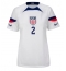 Strój piłkarski Stany Zjednoczone Sergino Dest #2 Koszulka Podstawowej damskie MŚ 2022 Krótki Rękaw