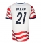 Strój piłkarski Stany Zjednoczone Timothy Weah #21 Koszulka Podstawowej MŚ 2026 Krótki Rękaw Strój piłkarski Stany Zjednoczone Timothy Weah #21 Koszulka Podstawowej MŚ 2026 Krótki Rękaw