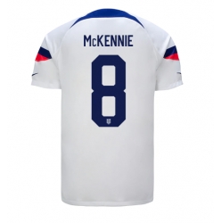 Strój piłkarski Stany Zjednoczone Weston McKennie #8 Koszulka Podstawowej MŚ 2022 Krótki Rękaw
