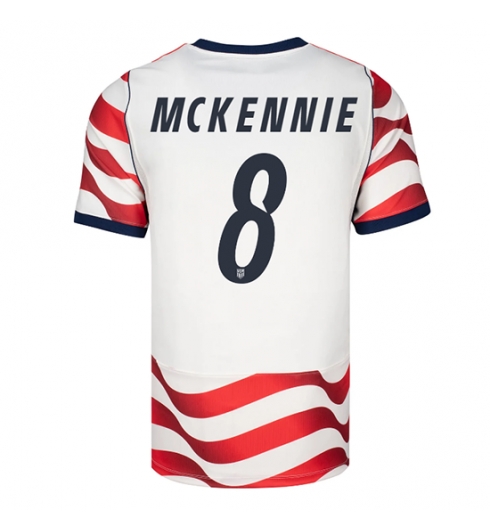 Strój piłkarski Stany Zjednoczone Weston McKennie #8 Koszulka Podstawowej MŚ 2026 Krótki Rękaw Strój piłkarski Stany Zjednoczone Weston McKennie #8 Koszulka Podstawowej MŚ 2026 Krótki Rękaw