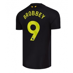 Strój piłkarski Sunderland Brian Brobbey #9 Koszulka Wyjazdowej 2025-26 Krótki Rękaw
