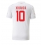 Strój piłkarski Szwajcaria Granit Xhaka #10 Koszulka Wyjazdowej MŚ 2022 Krótki Rękaw