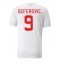 Strój piłkarski Szwajcaria Haris Seferovic #9 Koszulka Wyjazdowej MŚ 2022 Krótki Rękaw