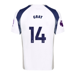 Strój piłkarski Tottenham Hotspur Archie Gray #14 Koszulka Podstawowej 2025-26 Krótki Rękaw