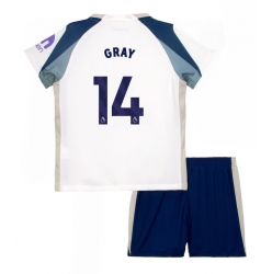 Strój piłkarski Tottenham Hotspur Archie Gray #14 Koszulka Podstawowej dziecięce 2025-26 Krótki Rękaw (+ Krótkie spodenki)