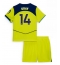 Strój piłkarski Tottenham Hotspur Archie Gray #14 Koszulka Trzeciej dziecięce 2025-26 Krótki Rękaw (+ Krótkie spodenki)