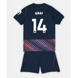 Strój piłkarski Tottenham Hotspur Archie Gray #14 Koszulka Wyjazdowej dziecięce 2026-27 Krótki Rękaw (+ Krótkie spodenki)