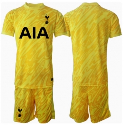 Strój piłkarski Tottenham Hotspur Bramkarskie Koszulka Podstawowej dziecięce 2024-25 Krótki Rękaw (+ Krótkie spodenki)