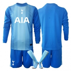 Strój piłkarski Tottenham Hotspur Bramkarskie Koszulka Wyjazdowej dziecięce 2025-26 Długi Rękaw (+ Krótkie spodenki)