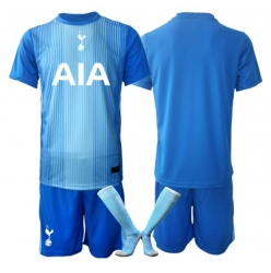 Strój piłkarski Tottenham Hotspur Bramkarskie Koszulka Wyjazdowej dziecięce 2025-26 Krótki Rękaw (+ Krótkie spodenki)