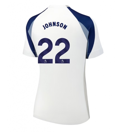 Strój piłkarski Tottenham Hotspur Brennan Johnson #22 Koszulka Podstawowej damskie 2025-26 Krótki Rękaw Strój piłkarski Tottenham Hotspur Brennan Johnson #22 Koszulka Podstawowej damskie 2025-26 Krótki Rękaw