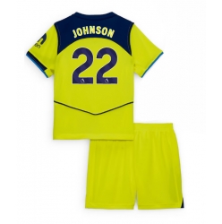 Strój piłkarski Tottenham Hotspur Brennan Johnson #22 Koszulka Trzeciej dziecięce 2025-26 Krótki Rękaw (+ Krótkie spodenki)