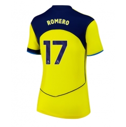 Strój piłkarski Tottenham Hotspur Cristian Romero #17 Koszulka Trzeciej damskie 2025-26 Krótki Rękaw