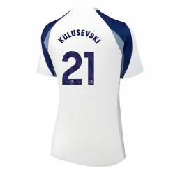 Strój piłkarski Tottenham Hotspur Dejan Kulusevski #21 Koszulka Podstawowej damskie 2025-26 Krótki Rękaw