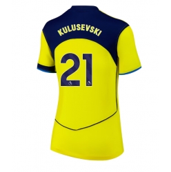 Strój piłkarski Tottenham Hotspur Dejan Kulusevski #21 Koszulka Trzeciej damskie 2025-26 Krótki Rękaw
