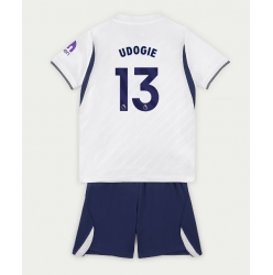 Strój piłkarski Tottenham Hotspur Destiny Udogie #13 Koszulka Podstawowej dziecięce 2026-27 Krótki Rękaw (+ Krótkie spodenki)