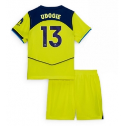 Strój piłkarski Tottenham Hotspur Destiny Udogie #13 Koszulka Trzeciej dziecięce 2025-26 Krótki Rękaw (+ Krótkie spodenki)