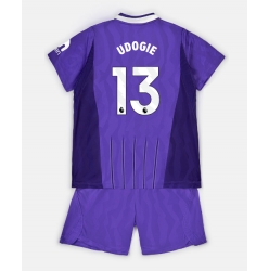 Strój piłkarski Tottenham Hotspur Destiny Udogie #13 Koszulka Trzeciej dziecięce 2026-27 Krótki Rękaw (+ Krótkie spodenki)