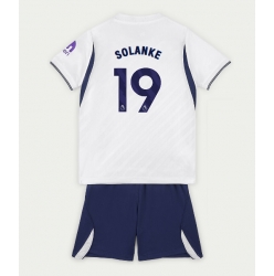 Strój piłkarski Tottenham Hotspur Dominic Solanke #19 Koszulka Podstawowej dziecięce 2026-27 Krótki Rękaw (+ Krótkie spodenki)