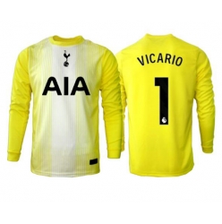 Strój piłkarski Tottenham Hotspur Guglielmo Vicario #1 Bramkarskie Koszulka Trzeciej 2025-26 Długi Rękaw