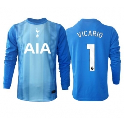 Strój piłkarski Tottenham Hotspur Guglielmo Vicario #1 Bramkarskie Koszulka Wyjazdowej 2025-26 Długi Rękaw