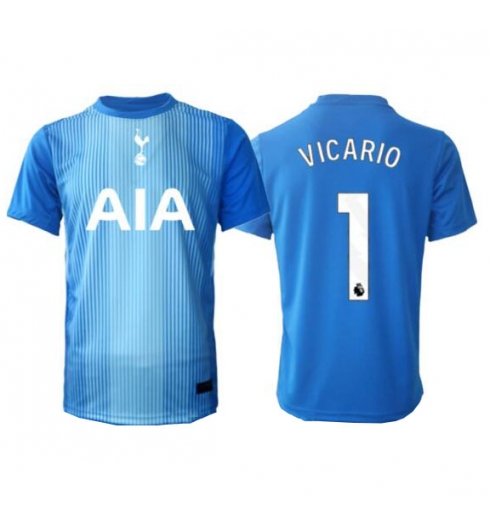 Strój piłkarski Tottenham Hotspur Guglielmo Vicario #1 Bramkarskie Koszulka Wyjazdowej 2025-26 Krótki Rękaw Strój piłkarski Tottenham Hotspur Guglielmo Vicario #1 Bramkarskie Koszulka Wyjazdowej 2025-26 Krótki Rękaw