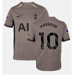 Strój piłkarski Tottenham Hotspur James Maddison #10 Koszulka Trzeciej 2023-24 Krótki Rękaw