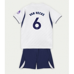 Strój piłkarski Tottenham Hotspur Jan Paul van Hecke #6 Koszulka Podstawowej dziecięce 2026-27 Krótki Rękaw (+ Krótkie spodenki)