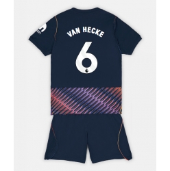 Strój piłkarski Tottenham Hotspur Jan Paul van Hecke #6 Koszulka Wyjazdowej dziecięce 2026-27 Krótki Rękaw (+ Krótkie spodenki)